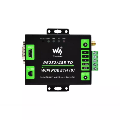 Endüstriyel Sınıf Seri Sunucu RS232/485 To WiFi ve Ethernet (POE Destekli) - 3