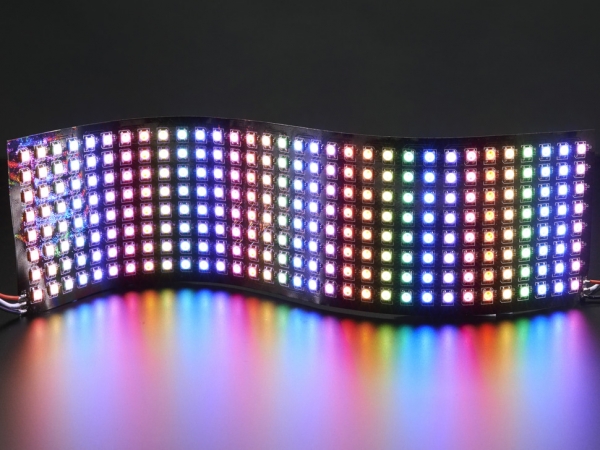 Esnek 8x32 NeoPixel RGB LED Matrisi - Thumbnail