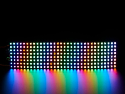 Esnek Adafruit DotStar Matris 8x32 - 256 RGB LED Piksel