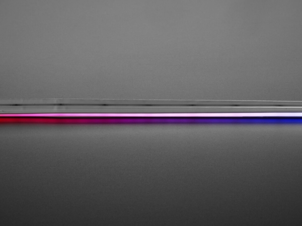 Esnek Silikon Neon Benzeri Skinny NeoPixel LED Şerit - Metre başına 96 LED - 1m - Thumbnail