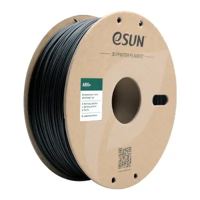 eSUN ABS+ Siyah Filament 1.75mm 1 KG - 1