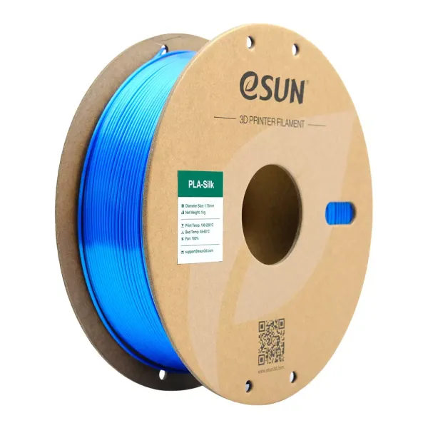 Esun ePLA-Silk Filament 1.75mm 1 KG Mavi