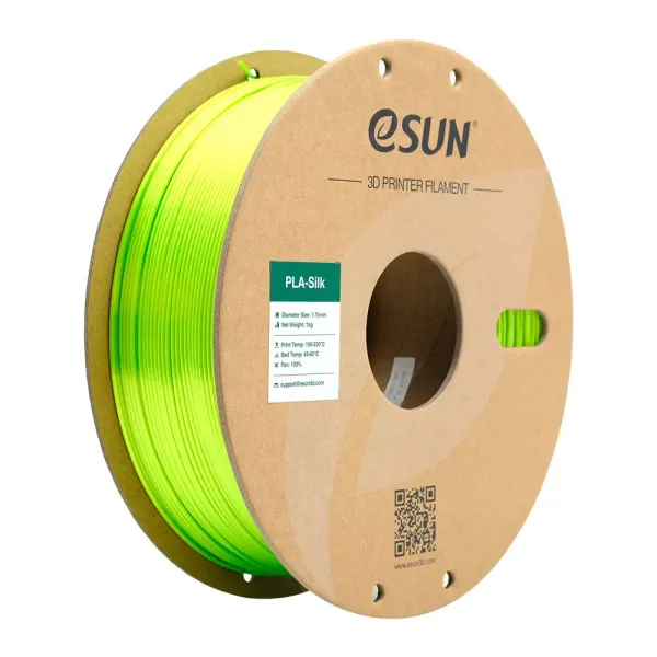 Esun ePLA-Silk Filament 1.75mm 1 KG Lime