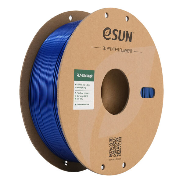 Esun ePLA-Silk Filament 1.75mm 1 KG Yeşil Mavi