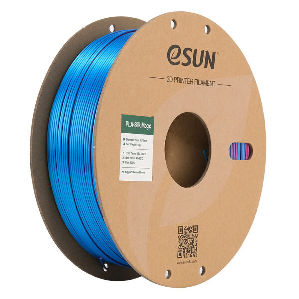 Esun ePLA-Silk Filament 1.75mm 1 KG Kırmızı Mavi