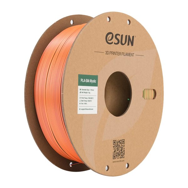 Esun ePLA-Silk Filament 1.75mm 1 KG Mavi Turuncu Yeşil