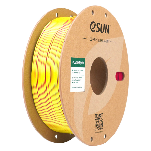 Esun ePLA-Silk Filament 1.75mm 1 KG Kırmızı Sarı Mavi