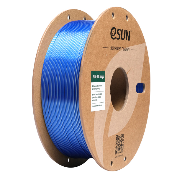 Esun ePLA-Silk Filament 1.75mm 1 KG Gümüş Mavi