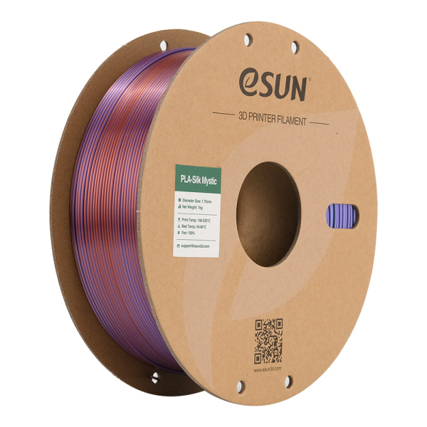 Esun ePLA-Silk Filament 1.75mm 1 KG Bakır Mor Yeşil