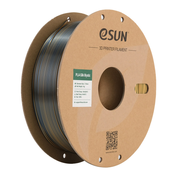 Esun ePLA-Silk Filament 1.75mm 1 KG Altın Yeşil Siyah