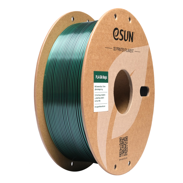 Esun ePLA-Silk Filament 1.75mm 1 KG Siyah Yeşil