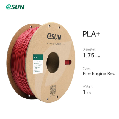 eSUN Fire Red Pla+ Filament 1.75mm 1 KG - 1
