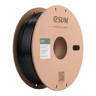 eSUN PETG Düz Siyah Filament 1.75mm 1 KG - 1