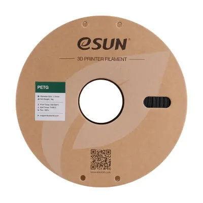 eSUN PETG Düz Siyah Filament 1.75mm 1 KG - 3