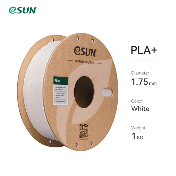 eSUN PLA Plus+ Beyaz Filament 1.75mm 1kg - Esun
