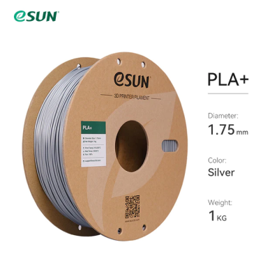 eSUN Silver Pla+ Filament 1.75mm 1 KG - 1