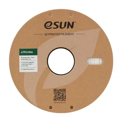 eSUN eTPU-95A Beyaz Filament 1.75mm 1 KG - 3