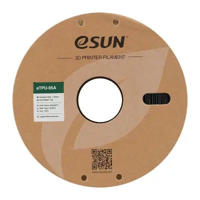 eSUN eTPU-95A Siyah Filament 1.75mm 1 KG - 3