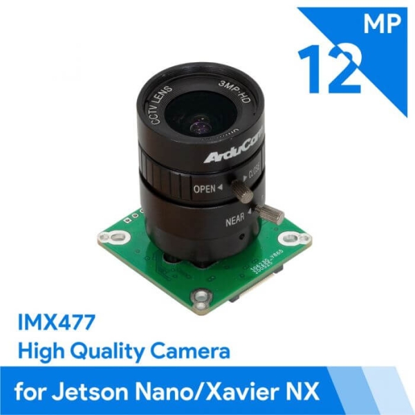 Arducam - Arducam High-Quality Camera 12.3MP 1/2.3 Inch IMX477 HQ Camera Module for Jetson