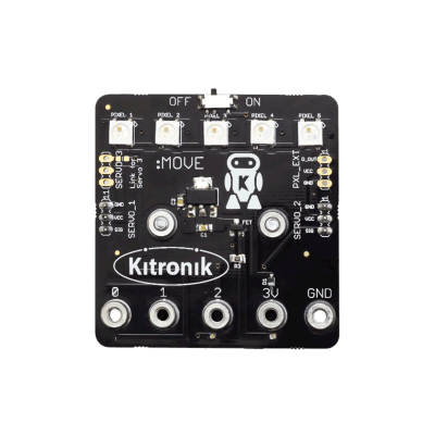 Kitronik Servo:Lite Board for micro:bit :MOVE mini