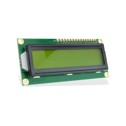 شاشة إلكترونية LCD 1602 إضاءة لون أصفر - 3.3 فولت 2x16 حرف - Thumbnail
