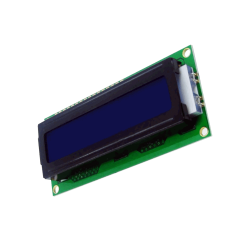 شاشة إلكترونية LCD 1602 إضاءة لون أزرق - 5 فولت 2x16 حرف - Thumbnail
