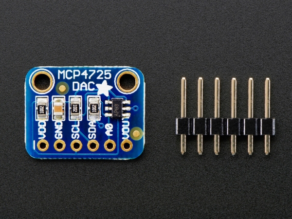 MCP4725 Breakout Board - 12-Bit DAC w/I2C Arayüzü - Thumbnail