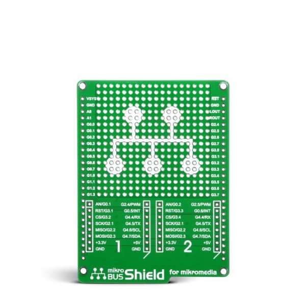 Mikroe - Mikroe mikroBUS Shield for Mikromedia