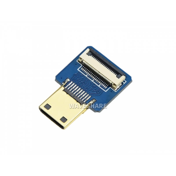 Waveshare - Mini HDMI Adapter - Horizontal