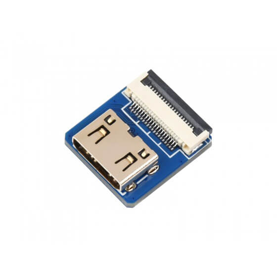Waveshare - Mini HDMI Adapter - Horizontal (Type B)