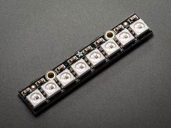 NeoPixel Çubuk 8x WS2812 5050 RGB LED Kartı Dahili Sürücülü - Thumbnail