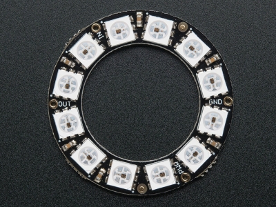 NeoPixel Ring - Integrated Driver 12 x 5050 RGB LED - 3