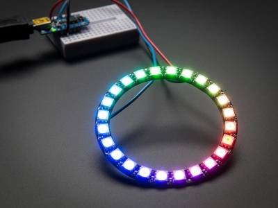 NeoPixel Ring - Integrated Driver 24 x 5050 RGB LED - 2