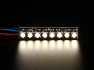 NeoPixel Stick - 8 x 5050 RGBW LEDs - Natural White - 4500K - 4
