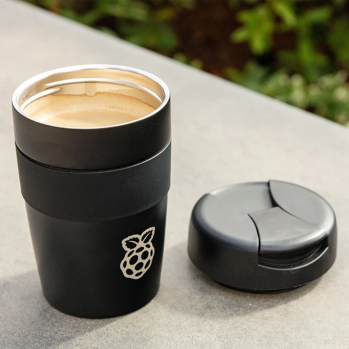 Official Raspberry Pi Laser Engraved Travel Mug - 2