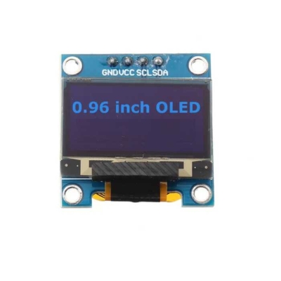 OLED Display I2C 0.96 inch 128x64 Blue - Yellow