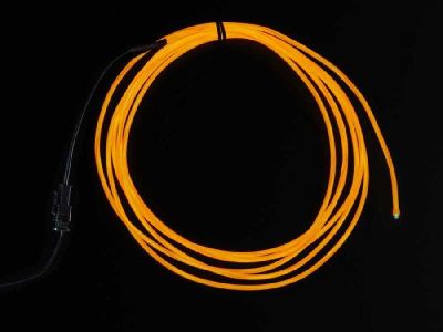 Orange 2.5m El Wire Strip LED - 1