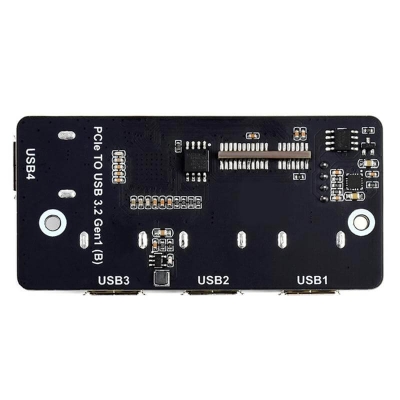 PCIe to USB 3.2 Gen1 Adapter for CM 4 IO Card