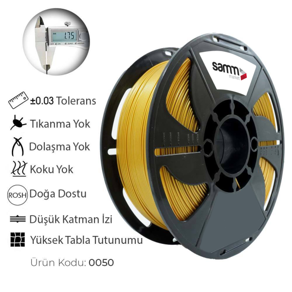 SAMM - Samm Market PLA Pus Caramel Filament 1.75mm