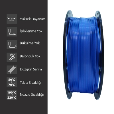 Samm Market PLA Pus Light Blue Filament 1.75mm - 3