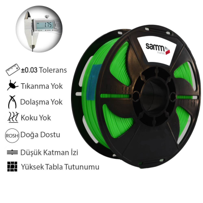 Samm Market PLA Pus Light Green Filament 1.75mm - 2