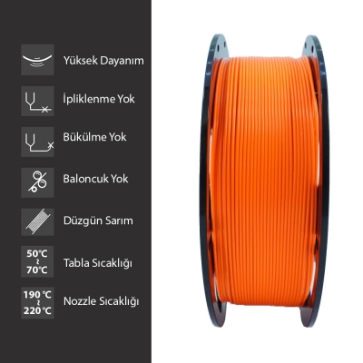 Samm Market PLA Pus Orange Filament 1.75mm - 3