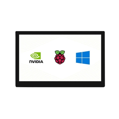 Raspberry Pi 10.1 inch QLED Quantum Dot Display Capacitive Touchscreen 1280x720 G+G Tempered Glass Panel - 1