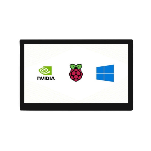 Waveshare - Raspberry Pi 10.1'' QLED Quantum Dot Ekran Kapasitif Dokunmatik 1280×720 G+G Sertleştirilmiş Cam Panel