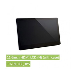Raspberry Pi 11.6 inç 1920 x 1080 HDMI Dokunmatik IPS LCD(H) Ekran Koruma Kasalı - Thumbnail