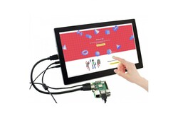 Raspberry Pi 13.3'' 1920x1080 HDMI Touch IPS LCD(H) Screen With Protection Case - Thumbnail