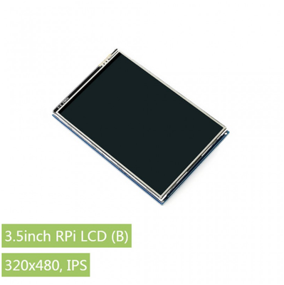 Raspberry Pi 3.5 inç 480 x 320 Dokunmatik IPS LCD (B) Ekran - 1