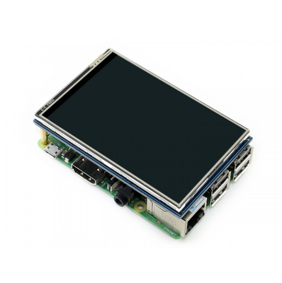 Raspberry Pi 3.5 inç 480 x 320 Dokunmatik IPS LCD (B) Ekran - 4