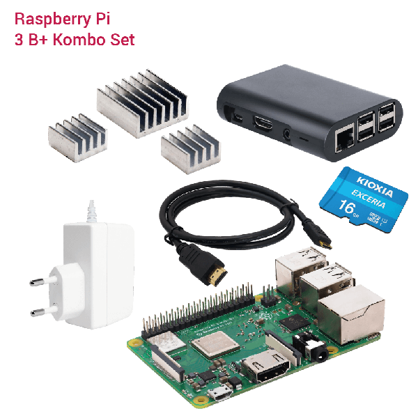 Raspberry Pi 3 B+ Combo Kit - Thumbnail