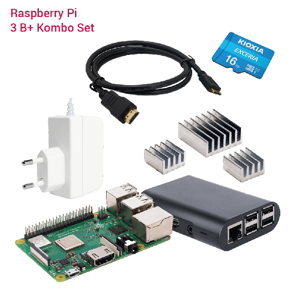Raspberry Pi 3 B+ Combo Kit - Thumbnail